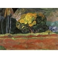 thumbnail image 2 of Gauguin, Paul 18x14 White Modern Wood Framed Museum Art Print Titled - At the Foot of a Mountain - Fatata Te Moua, 2 of 4