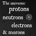thumbnail image 3 of CafePress - Protons Neutrons Electrons Morons Long Sleeve Dark - Long Sleeve Dark T-Shirt, 3 of 4