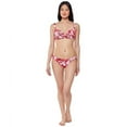 thumbnail image 3 of Jessica Simpson FUCHSIA MULTI Paradiso Twist-Front Bikini Swim Top, US Small, 3 of 3