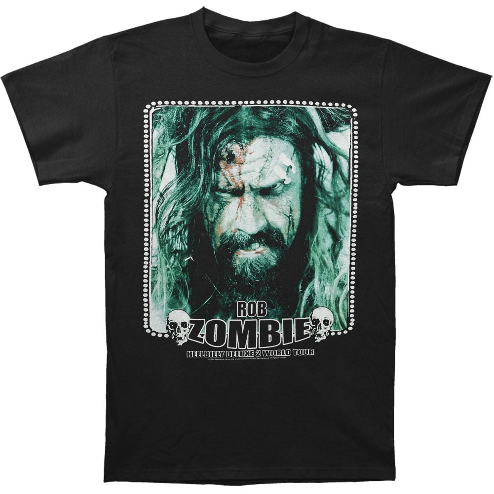 Rob Zombie - Rob Zombie Men's Deluxe Tour T-shirt Black - Walmart.com ...