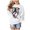 White, variant on SIYUDAN Womens Halloween Sweatshirt Funny Graphic Skeleton Sweatshirt Long Sleeve Crewneck Pullover Green Sweat Shirt Fall Clothes for Women L