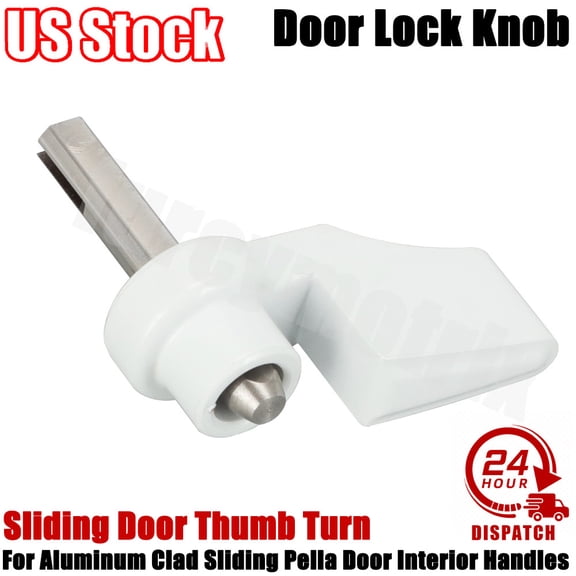 For Aluminum Clad Sliding Pella Door Interior Handles Sliding Door Thumb Turn US