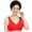 Red, variant on YHAJDS Womens Plus Size Cotton Wireless Bra Front Closure Lightly Lined Daily