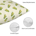 thumbnail image 4 of Rateoe Corn Pattern Throw Pillow Cover Premium Pillow Stuffer Sham Square for Decorative Cushion Bed Couch Sofa(Pillow insert not included), 4 of 8