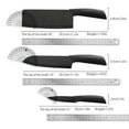 thumbnail image 3 of High-quality set of three knives, ergonomically designed handles, stainless steel blades, easy to clean, an ideal gift for cooking enthusiasts, chefs, or home cooks., 3 of 7