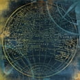 thumbnail image 2 of Grey, Jace 15x15 White Modern Wood Framed Museum Art Print Titled - Golden Blue World Side B, 2 of 4
