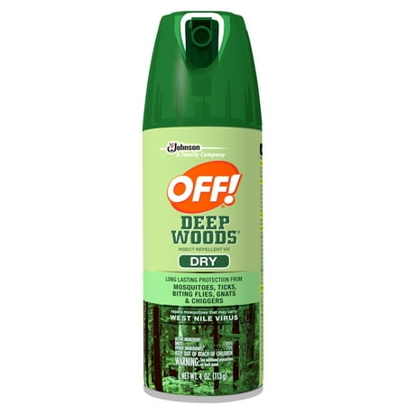 OFF! Deep Woods Dry Insect Repellent, 4 oz