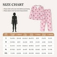 thumbnail image 4 of Lsque Floral Strawberr Pattern Long Sleeve Pajama Set for Women - Soft 2-Piece Sleepwear and Loungewear Set with Pockets, Comfy Nightwear-XX-Large, 4 of 7