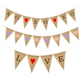 thumbnail image 3 of sweethay Decoración del día de San Valentín Delicado colgante romántico Banners Adornos Estilo simple Banners Adornos Bandera del festival Kits de decoración para fiestas Tipo 1, 3 of 6