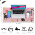 thumbnail image 5 of Long Mouse Pads for Desk,Schnauzer Dogs and Pioneer Flower Desk Mats on Top Of Desks, Desk Mouse Pad Extra Large with 3mm Non-Slip Base and Stitched Edge for Gaming,Office,Work,Home 35.4"x15.7", 5 of 6