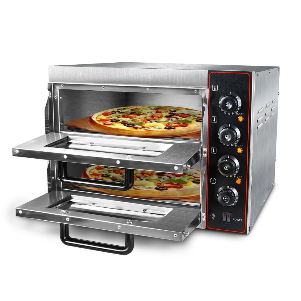 Editor Illusie Controversieel ZXMT 40L Double Layer Toaster Oven Indoor Pizza Oven for Making 16" Pizza  Baking Maker Machine with Timing System - Walmart.com