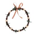 thumbnail image 2 of Kukui Nuts Lei Necklace, 32 Inch Resin Shells Artificial Leaves Adjustable Length Hawaiian Kukui Nut Leis Fashionable Look Luck Symbolization Hawaiian Necklace for Graduation Gift, 2 of 7
