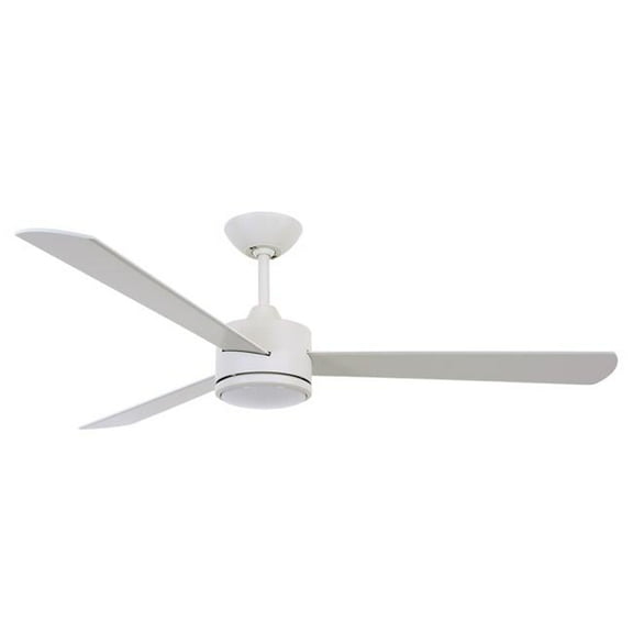 Lucci Air 21064001 52 in. Climate III DC Ceiling Fan, White