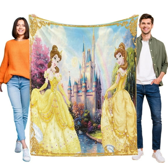 Belle Throw Blanket Gifts for Fans Lover Girls Boys Women Present Hoodie Him Bed 60"x80"