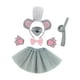 thumbnail image 4 of 6 piezas de diadema con orejas de ratón, disfraz de Halloween, disfraz de animal, conjunto con gorro de chef, poliéster para niños, adecuado para obra, 4 of 9