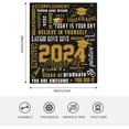 thumbnail image 2 of 2024 Graduation Gifts Blanket for Graduate, Graduation Gifts for Class of 2024 Senior Blankets 50"x 60", Graduation Party Supplies for Him Her, Graduation Blanket Throws for Friends Students, 2 of 5