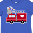 thumbnail image 4 of Inktastic Easter Red Firetruck with Pink Hearts Boys or Girls Toddler T-Shirt, 4 of 5