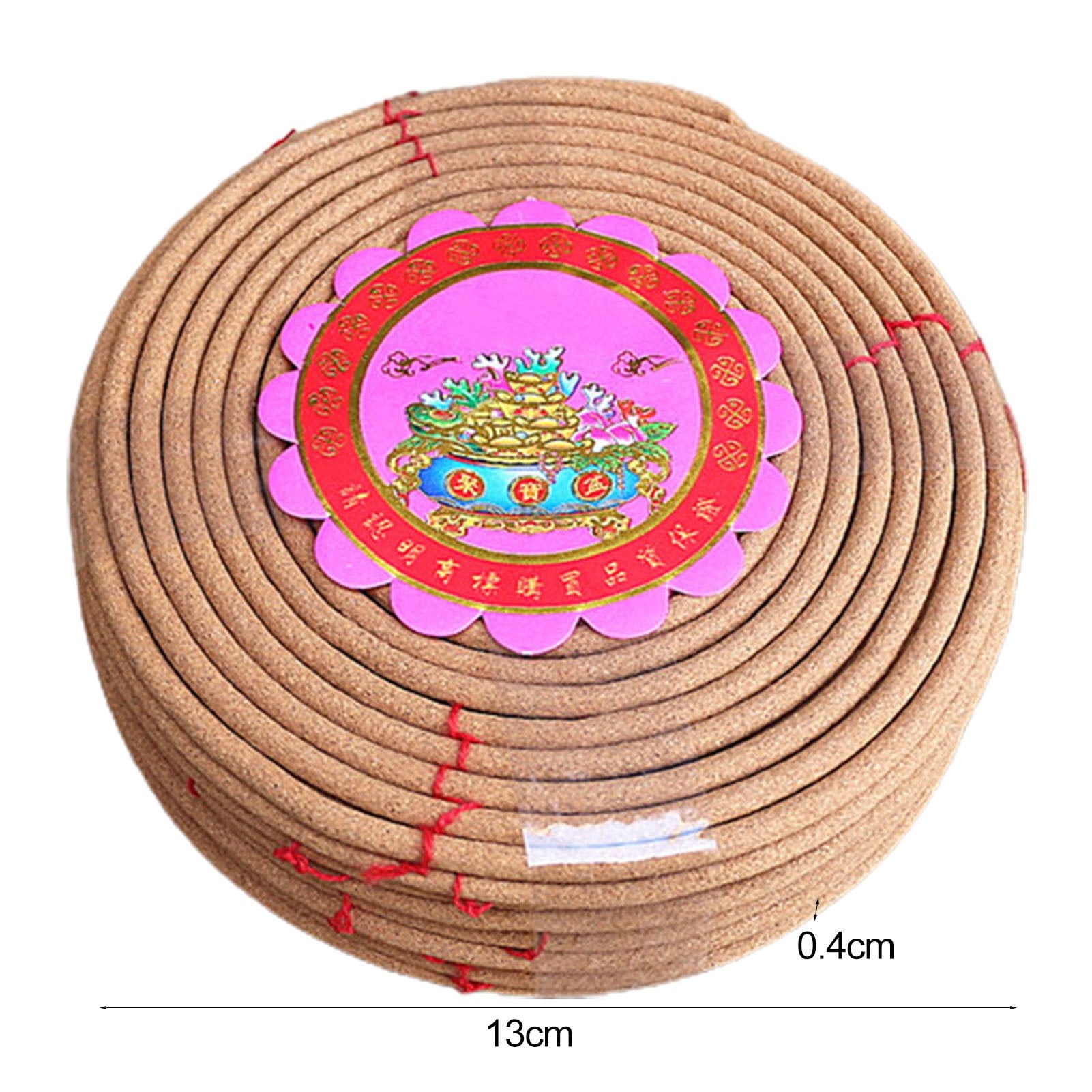 Hevirgo Natural Citronella Incense Coil Long-Lasting Burning Time Indoor Outdoor Camping Lighting Citronella Oil Incense Stick