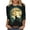 Multicolor, variant on Sheghy Tops for Women Going Out Womens Halloween Lapel Collar Long Sleeve Shirt - Printed Button Down Casual Multicolor S