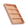 thumbnail image 2 of kurtrusly Wood Made Storage Box Large Capacity And Wide Display Space Glasses Box Organizer Glasses Display Tray 4 Slots 1Set, 2 of 6