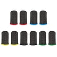 thumbnail image 4 of Finger 24-Stitch Mobile Game Cover Anti-Sweat Anti-Skid ( ) Black Red 2pcs JShteea El nuevo, 4 of 9
