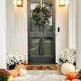 thumbnail image 5 of Fall Welcome Doormat, 17x29 Inch Non-Slip Watercolor Trees & Maple Leaves Decorative Entry Rug for Autumn,Thanksgiving, Farmhouse & Entrance | Indoor/Outdoor Front Door Mat Orange GK083, 5 of 5