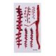 thumbnail image 1 of Calcomanías de arte corporal desechables Pegatinas de tatuajes falsos impermeables de Halloween (2), 1 of 6