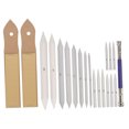 thumbnail image 4 of CHICHUMID 20PCS Assorted Color Blender Stumps for Extending Short Pencils Back to School, 4 of 7
