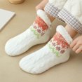thumbnail image 2 of WMNTST Womens Fuzzy Socks Low Cut Winter Warm Winter Sock Thick Everyday Indoor Home Wear Floor Socks, 2 of 3