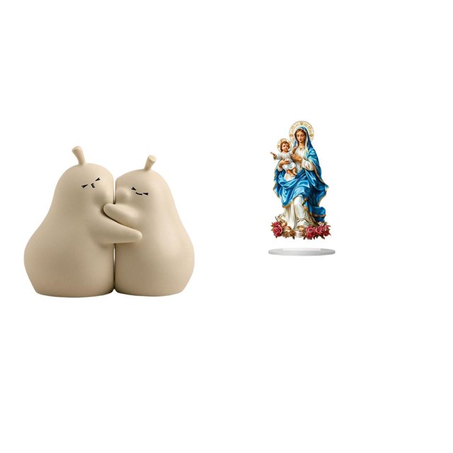 Atril De Cerámica Con Forma De Pera Y Decoración De Escritorio De Acrílico 2D, Adorno De Estantería único, Regalo Para El Hogar, Vacaciones Y Chimenea.