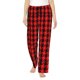 thumbnail image 1 of Fotbe Retro red and Black Houndstooth Pantalones de Pijama para Mujer, Pantalones de Dormir, Pantalones Pj con Cordón y Bolsillos-3X-Large, 1 of 6