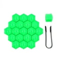 thumbnail image 7 of NIBOLOG 20Pcs Wheel Nut Cover High Toughness - Protective Plastic Dustproof Tire Screw Cap for Car, 7 of 7