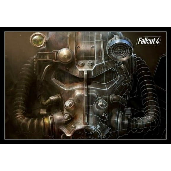 Fallout 4 Gaming Laminated & Framed Poster (36 x 24)