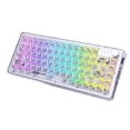 thumbnail image 2 of Teclado mecánico K75 Hot Swap RGB 82 teclas Teclado con cable (blanco transparente) Hugtrwg Nuevos Originales, 2 of 9