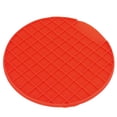 thumbnail image 3 of Dog Lick Mat, Silicone Material Anxiety Relief Pet Food Mat Easy To Clean  For Cats For Dogs ANGGREK Rojo, 3 of 8
