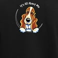 thumbnail image 3 of CafePress - Basset Hound IAAM Logo Pajamas - Women's Short Sleeve Print T-Shirt and Pants Dark Cotton Pajama Set, 3 of 7