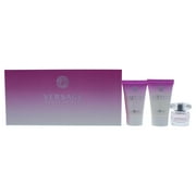 Versace Bright Crystal by Versace for Women - 3 Pc Gift Set 5ml EDT Splash, 2x25ml Shower Gel, Body