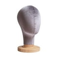 thumbnail image 2 of Serenable Mannequin Head Hat Rack Sturdy Manikin Head Model Space Saving Multifunctional Tabletop Holder for Salon Home Retail Shop Gray, 2 of 9