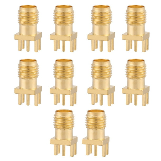 Vibration Resistance Brass SMA Socket, SMA Female Base, For Connecting