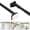 Black, variant on BEAMNOVA Adjustable Tension Rod 76"-98" | No-Drill Spring Curtain Rod for Closet, Shower, Room Divider & Drying Rack, Non-Slip & Rust-Resistant, Supports 110 lbs, Black