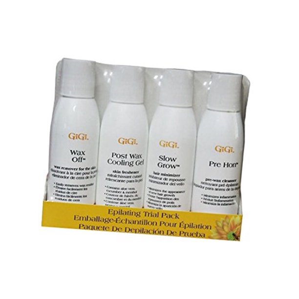GiGi Epilating Lotion Pre Pack Post Wax Cooling Gel PreHon Wax Off