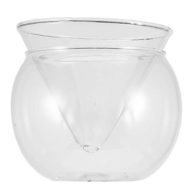 1pc High Borosilicate Glass Cocktail Cup Round Ball Cocktail Glass (Transparent)