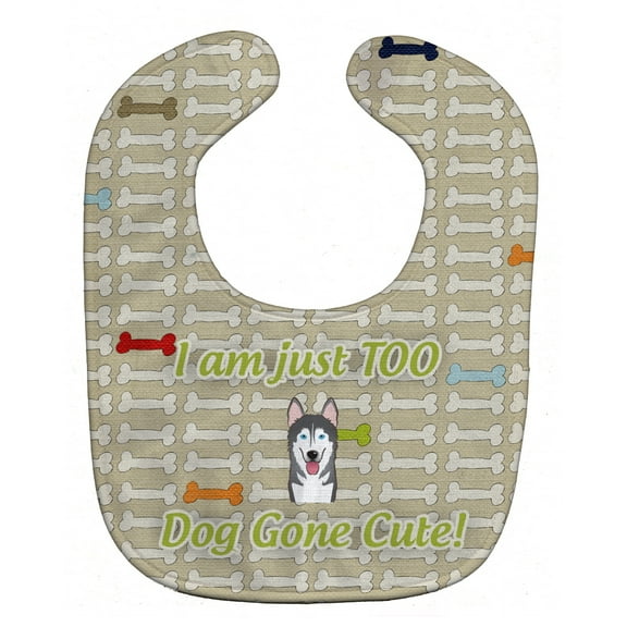 Too Cute Alaskan Malamute Baby Bib