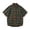 Green, variant on Mens Big & Tall Short Sleeve Button Down Shirt Plaid Button Up Shirts Lightweight Casual Loose Cotton Work Shirts with Pocket
