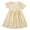 Yellow, variant on HAOTAGS Girls Floral Dresses Size 11,Ruffles Sleeve Flare Crewneck Summer Easter Flowy Sundress Red