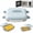 Blue, variant on Microwave Corn Steamer, Microwave Vegetable Steamer, Microwaves Corn Cooker, Food Grade Portable Steamers with Lid for Vegetables,Corns & Hot Dogs,Kitchen & Dorm Cooking Tool