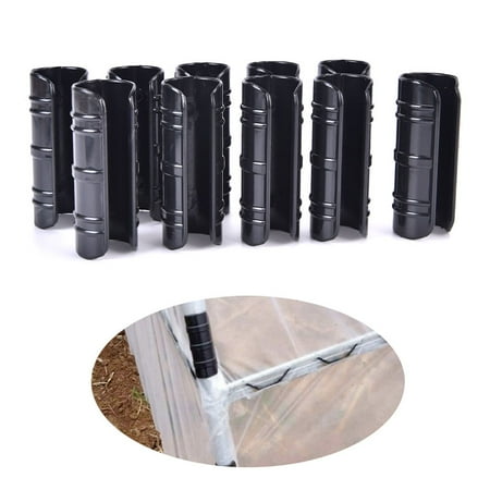 

Buytra 10X Greenhouse Plastic Black Snap Clamp For Pvc Pipe Greenhouse Frame Pipe Clip