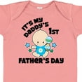 thumbnail image 4 of Inktastic Its My Daddys 1st Fathers Day with Baby and Stars Boys or Girls Baby Bodysuit, 4 of 5