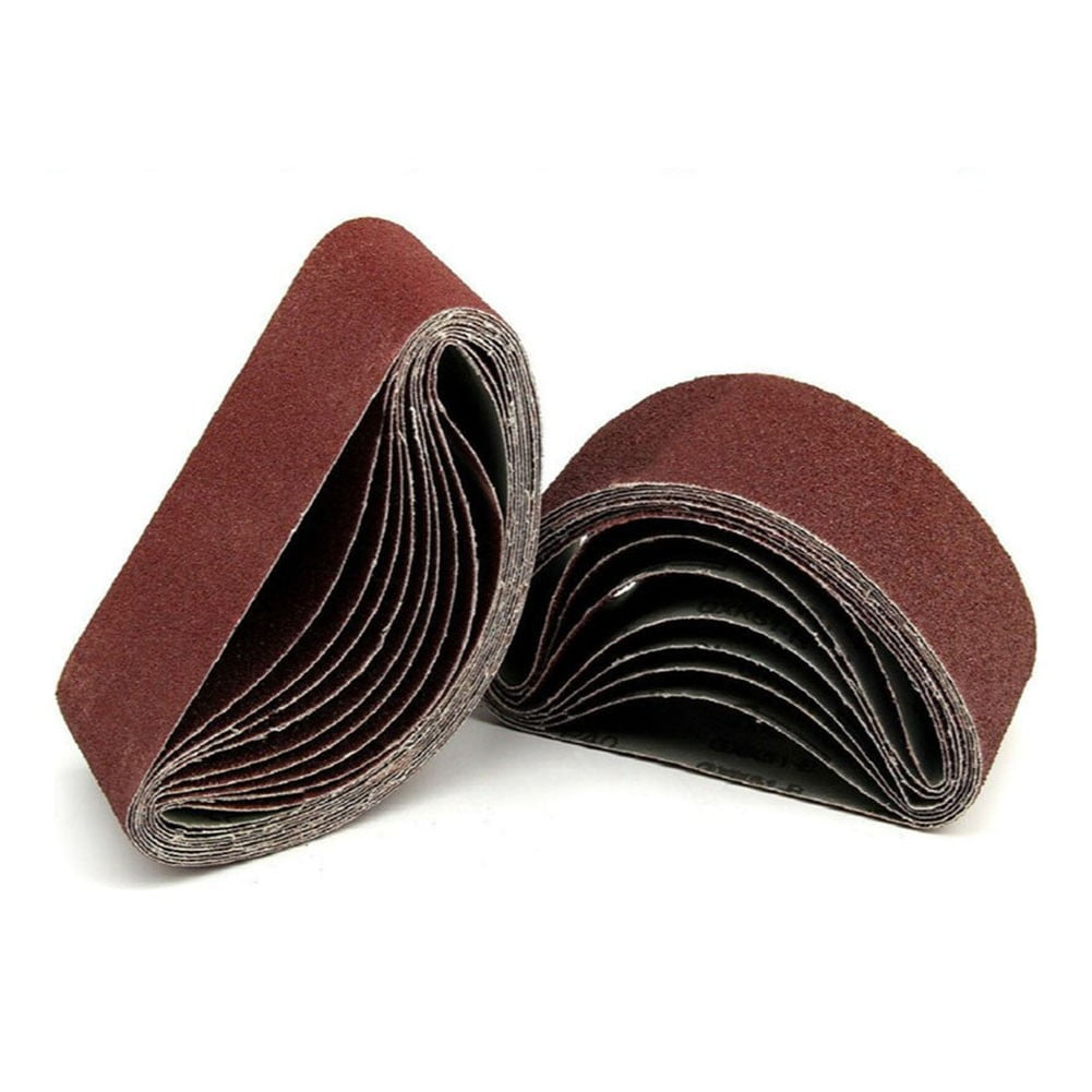 MYG 12pcs 75X457mm Sanding Belts 60 80 120 150 240 400 Grit Belt Sander Sandpaper Walmart