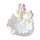 thumbnail image 5 of Jabonera para baño con forma de flor, duradera y sin perforaciones. flor blanca, 5 of 9